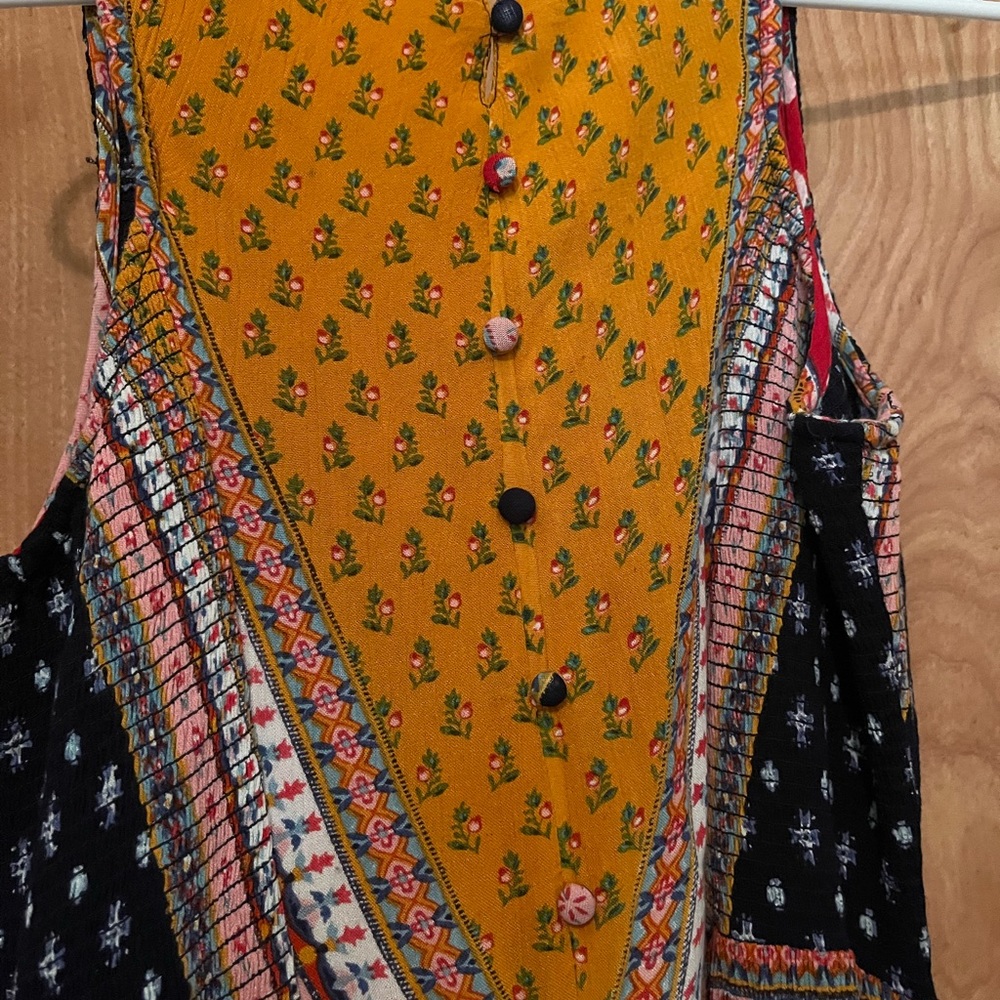 Bohemian short summer dress.